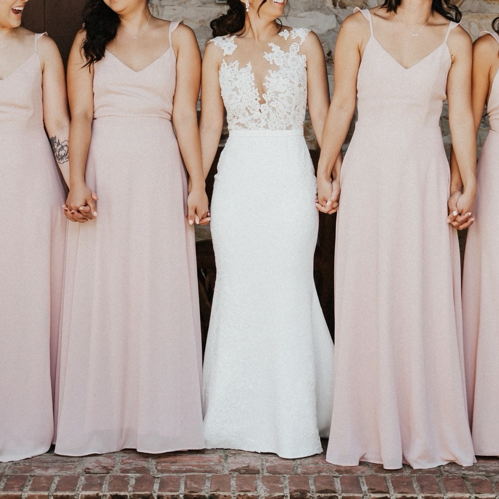 Lulus / Meteoric Rise Blush Maxi Dress / small / blush pink - Picture 10 of 17